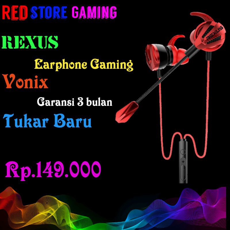 Earphone gaming Rexus Vonix ME 2