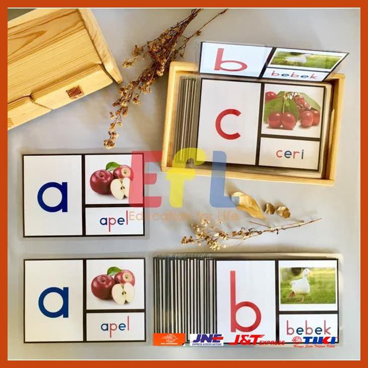 Jual MONTESSORI KARTU FONETIK BERGAMBAR BAHASA INDONESIA | Shopee Indonesia