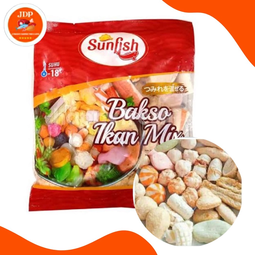 Jual BAKSO IKAN SEAFOOD MIX CAMPUR SUNFISH SUKI FROZEN FOOD Shopee