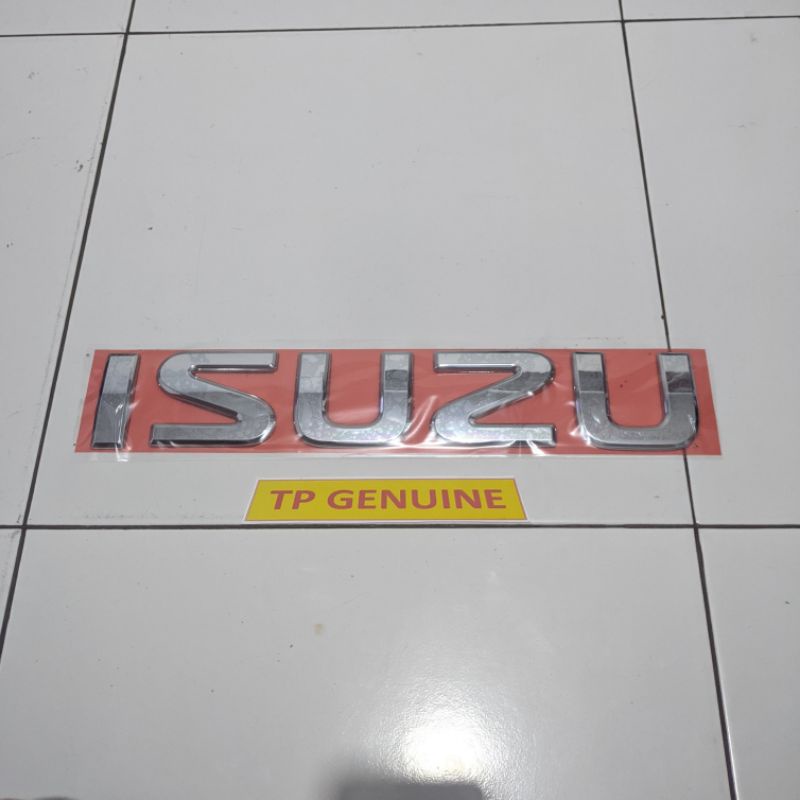 Jual Emblem Logo Tulisan Isuzu Kabin Depan Isuzu Elf Semua Type Shopee Indonesia