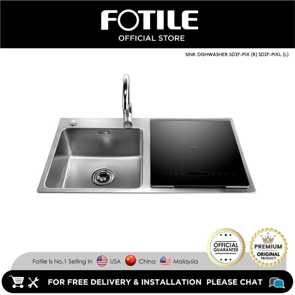 Jual FOTILE 3in1 Sink Dishwasher and Purifier SD2FP1X Dilengkapi
