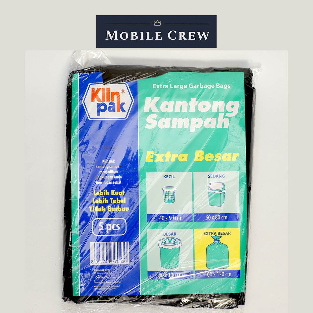 Jual Klinpak Kantong Sampah Extra Besar X Cm Shopee Indonesia