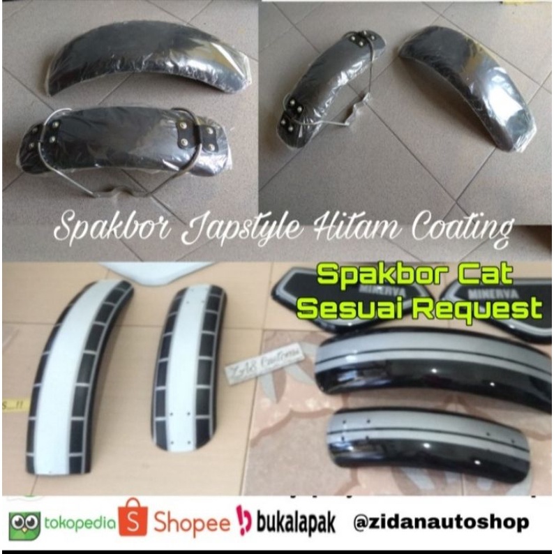 Jual Spakbor custom slebor spakbot fender japstyle set depan belakang ...