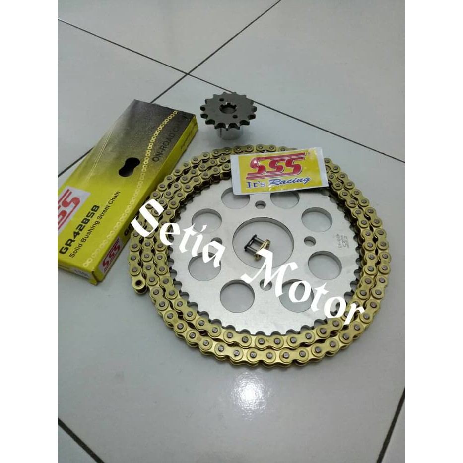 Jual Gear Set Sss 428 Motor Supra 125 Karisma Blade Revo Supra Gir