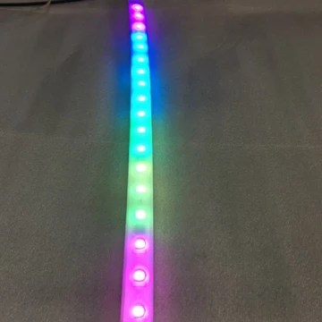 Lampu Led Strip Fleksibel 30cm 60cm Rgb Running New Strobo 5050 36led 12Volt