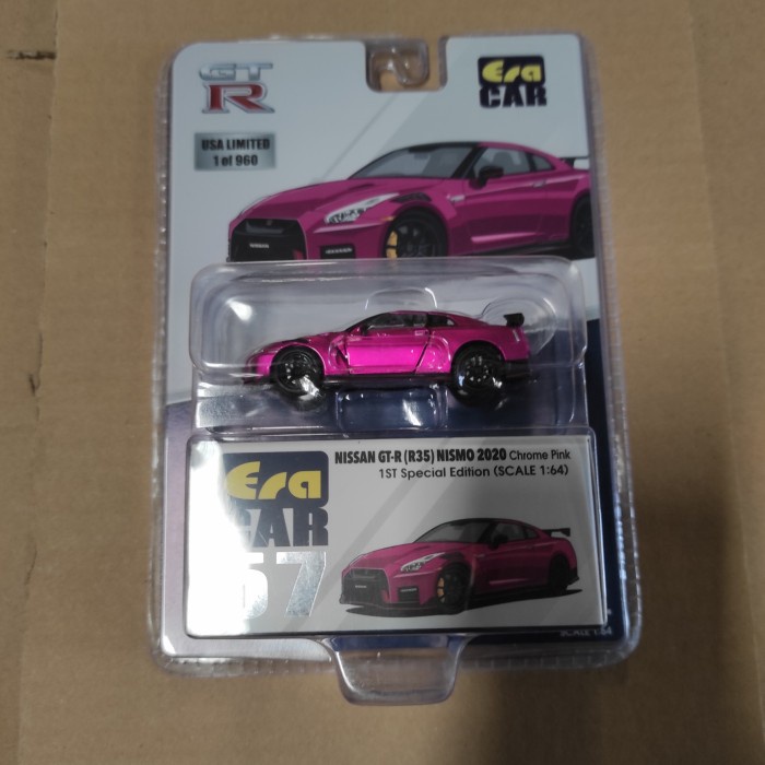 Jual ERA CAR 1/64 NISSAN GT-R R35 NISMO 2020 CHROME PINK | Shopee Indonesia