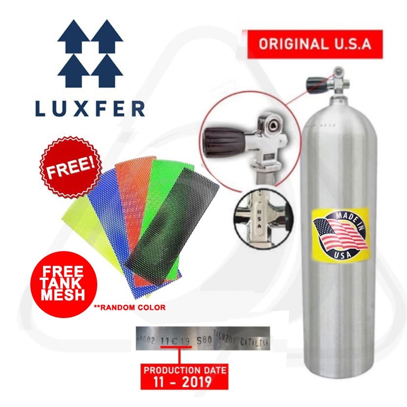 Jual Tabung Cylinder Scuba Diving Alat Selam Dive Tank LUXFER KValve