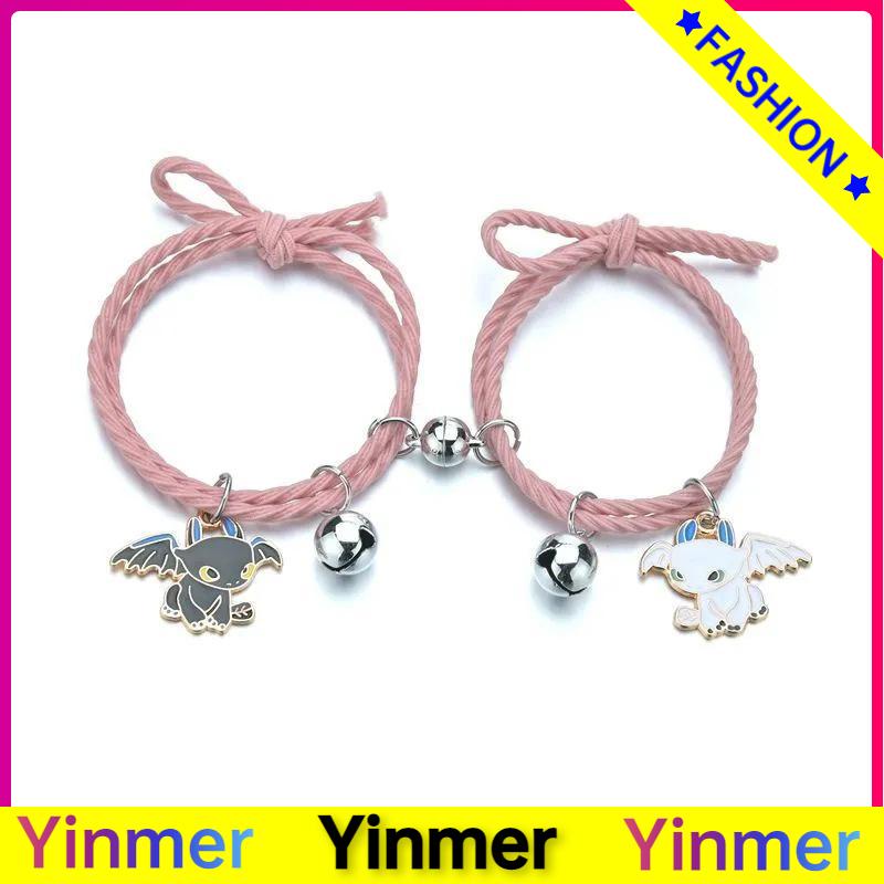 Jual COD Magnetic Bell Couple Bracelet Karakter Toothless Lucu untuk ...