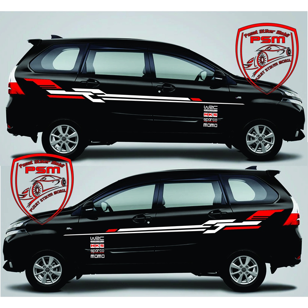 Jual Stiker Mobil Avanza Xenia Sigra Taruna Mobillio Fortuner Stiker