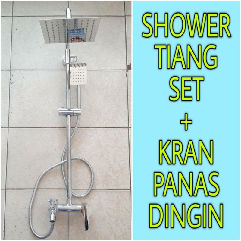 Jual Shower Tiang Set Kran Panas Dingin Shower Column Shower Panas