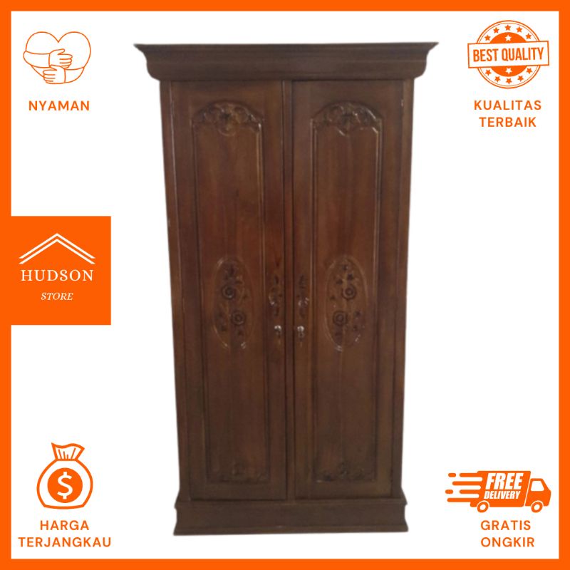 Jual Lemari 2 Pintu Lemari Kayu Lemari Minimalis Lemari Jati