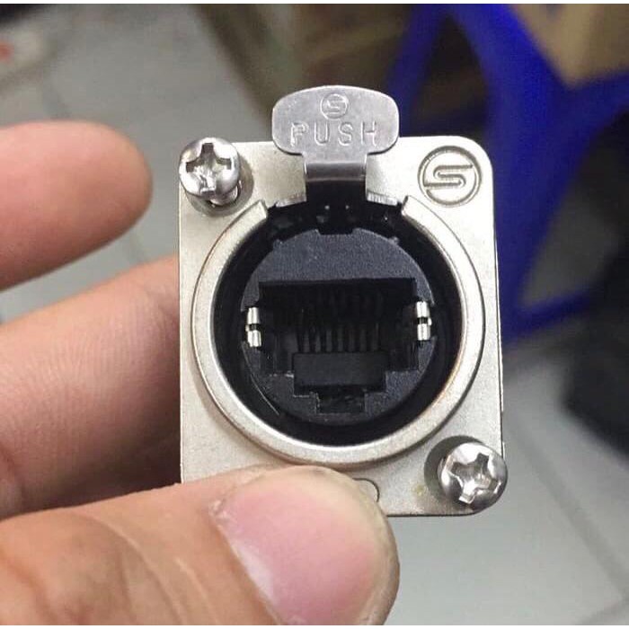 Jual Ethercon Jack RJ45 RJ 45 Chassis Seetronic | Shopee Indonesia