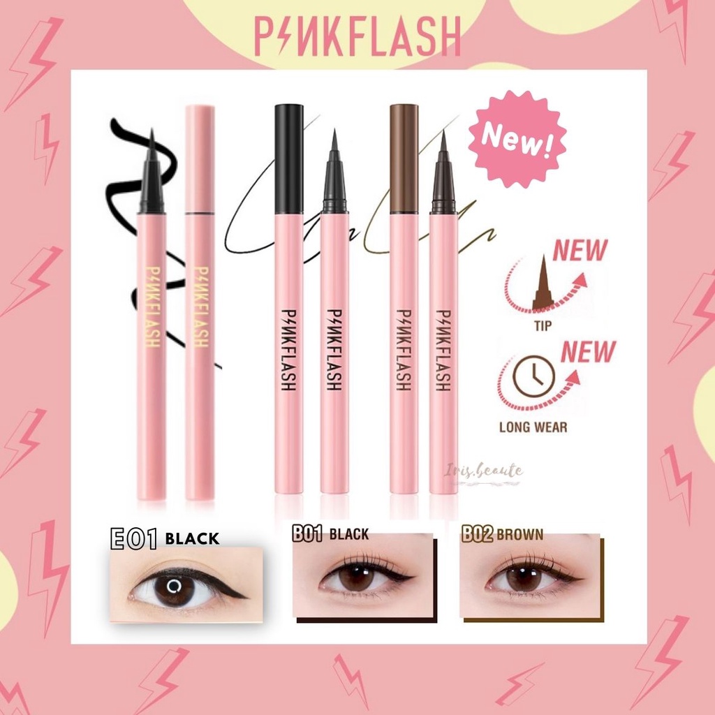 Jual PINKFLASH Waterproof Easy Liner / Eyeliner / Pinkflash OhMyLine Liquid Eyeliner Evenly