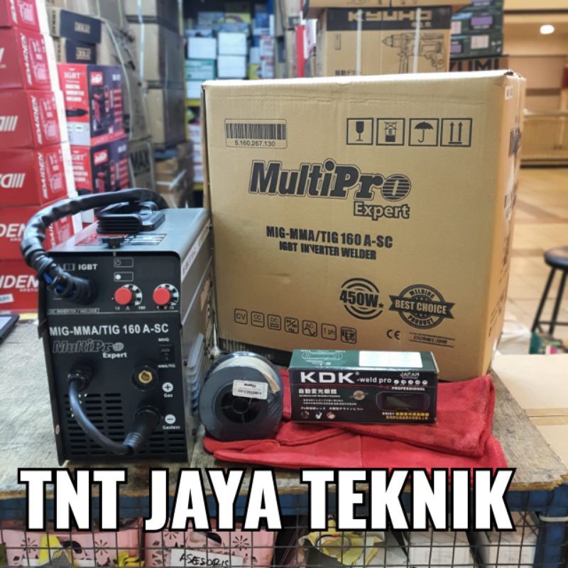 Jual MESIN LAS CO2 MULTIPRO MIG / TIG / MMA 160 A-SC / MULTIPRO MIG 160 ...