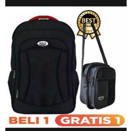 Jual RANSEL POLO BELI 1 GRATIS 1 ( HARGA GROSIR ) Tas Gendong Kantor