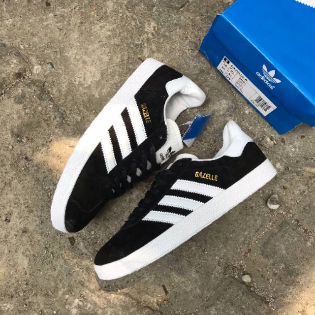 Jual SEPATU ADIDAS GAZELLE BLACK WHITE | Shopee Indonesia