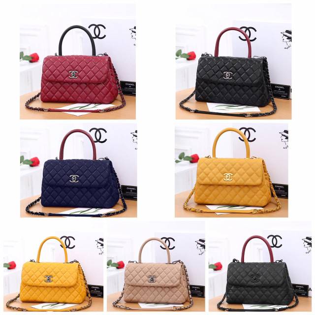 Jual Chanel Coco Handle Ruthenium Bag 1912 | Shopee Indonesia