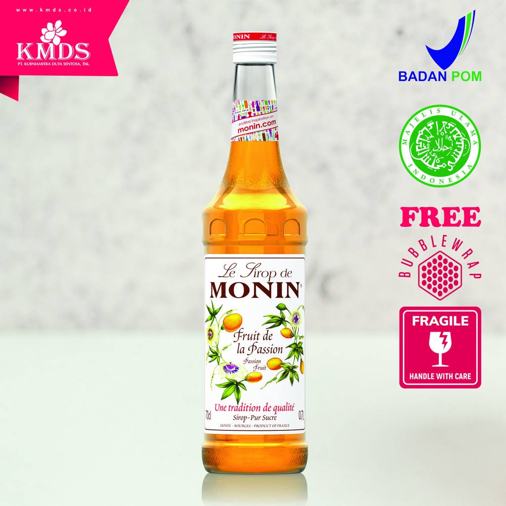 Jual Monin Passion Fruit Syrup 70 Cl 700 Ml Shopee Indonesia