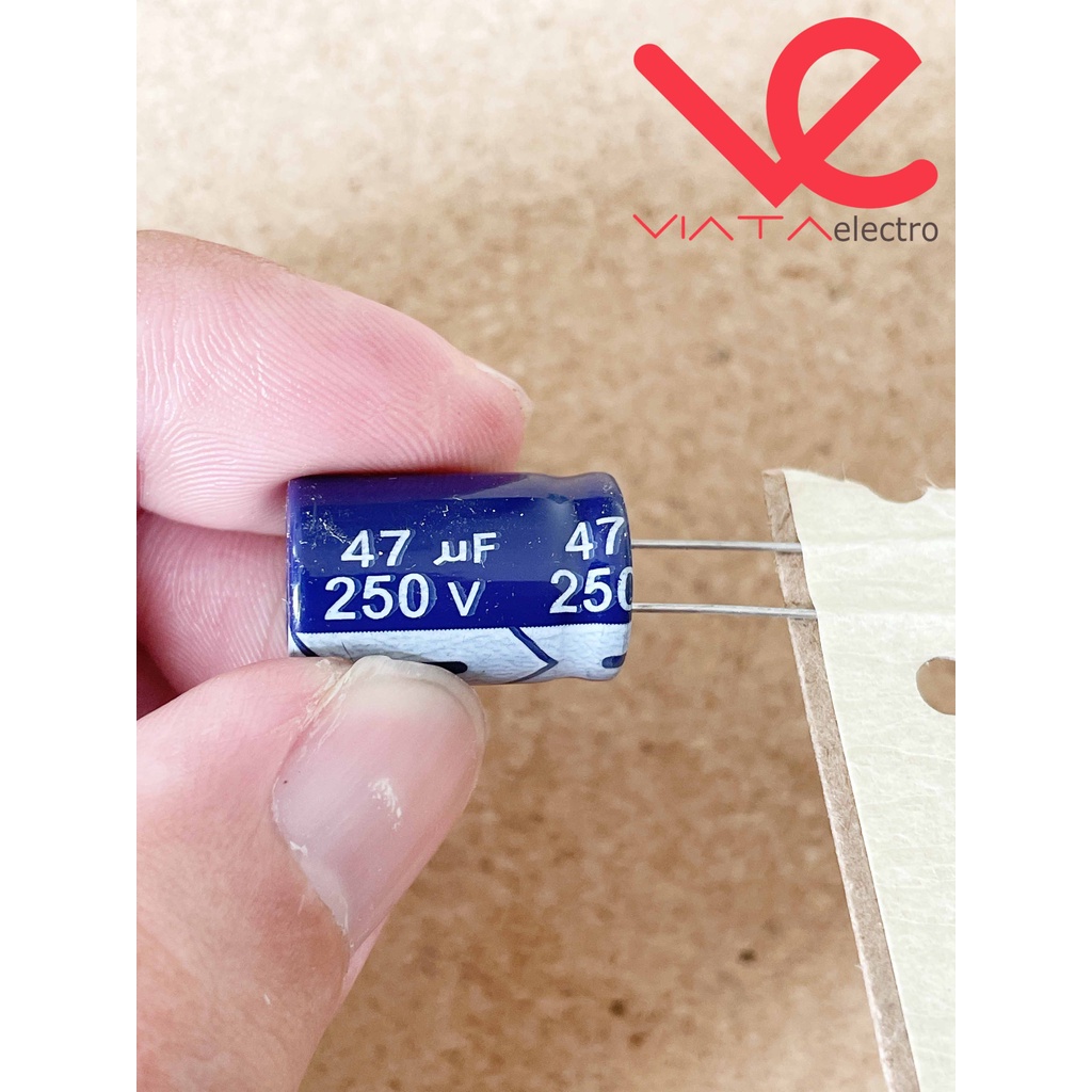 Jual Kapasitor Elco 47uf 250v Roll 1 Buah Kapasitor Capacitor Elko