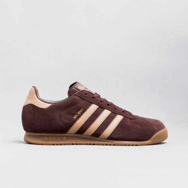 Adidas milano brown sales