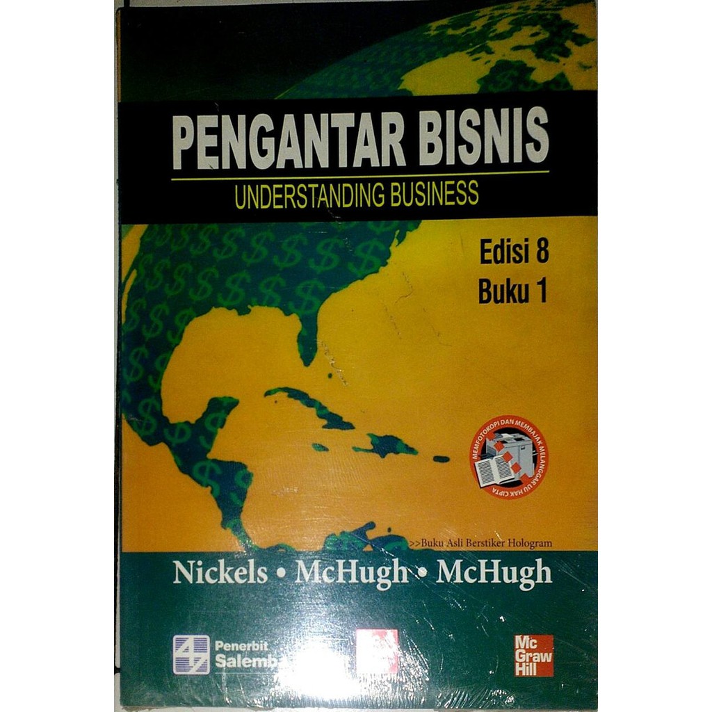 Jual PENGANTAR BISNIS (UNDERSTANDING BUSSINES)ED 8 BUKU 1 NICKELS ...