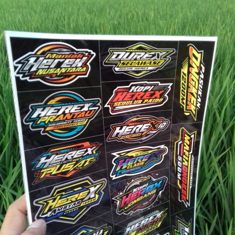Jual Sticker Full Herex Racing Anti Air | Shopee Indonesia