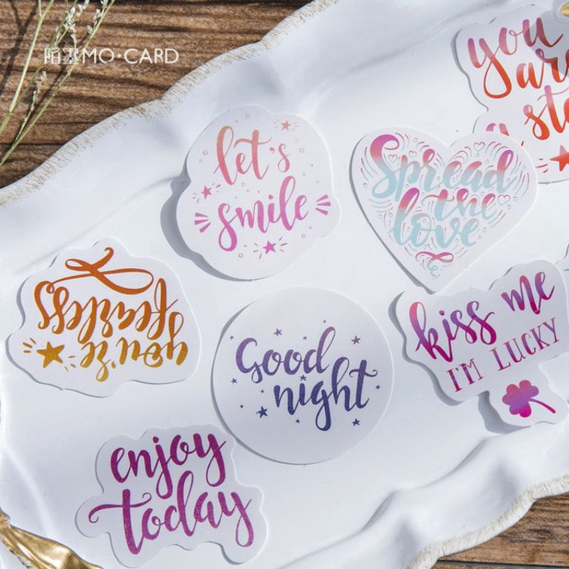 Jual stiker journal/scrapbook aethetic vintage tema quotes /journal ...