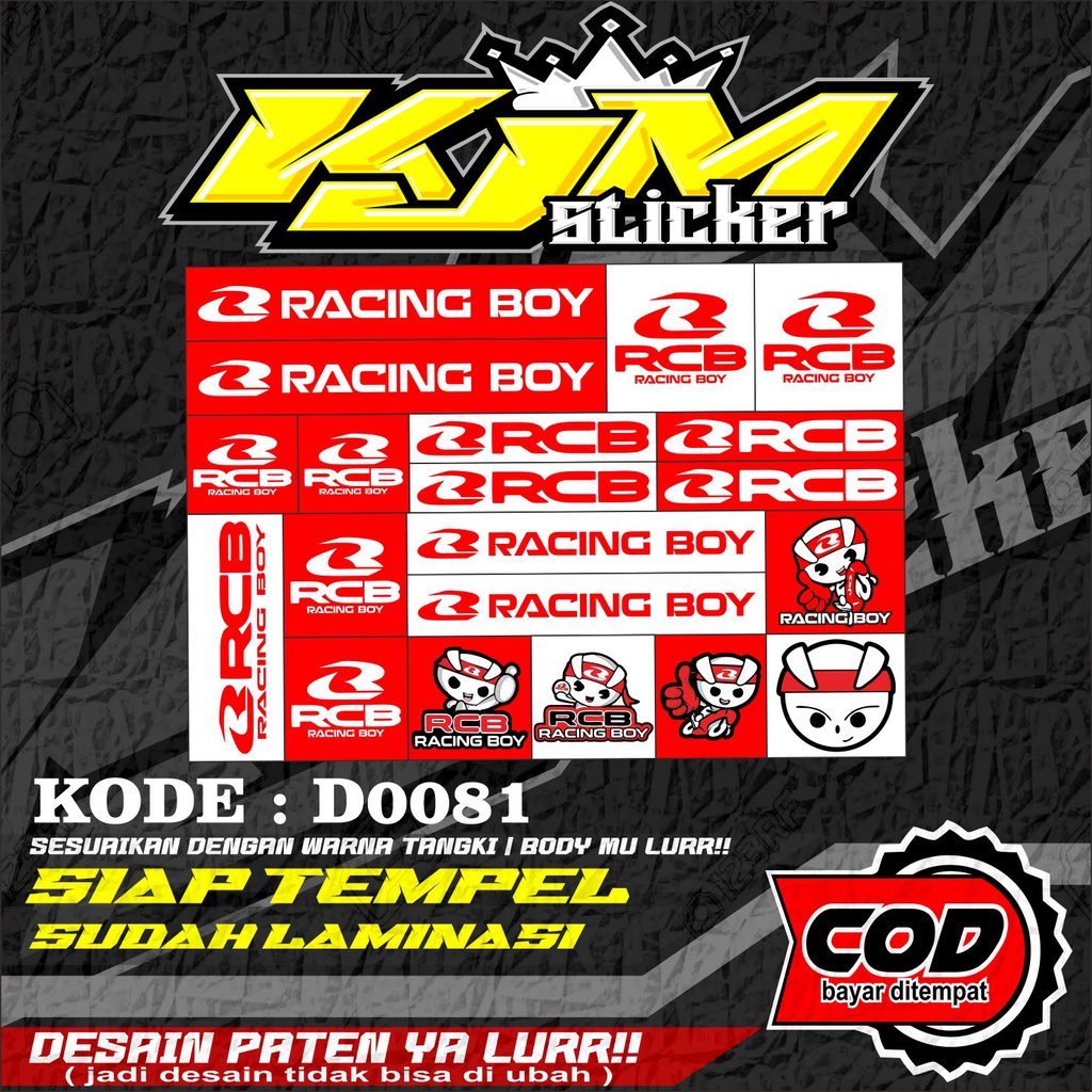 Jual Sticker printing RCB (BONUS LAMINASI) | Shopee Indonesia