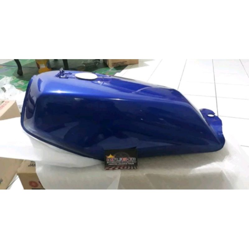 Jual tangki rx king biru polos asli yamaha original | Shopee Indonesia