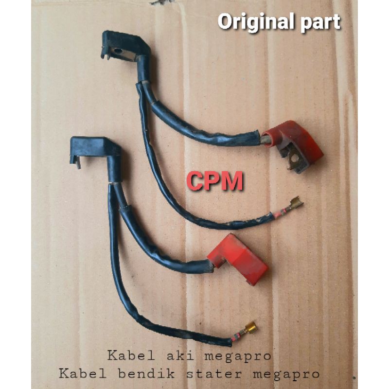 Jual Kabel Aki Megapro Original Lepasan Part Motor Megapro lama megapro