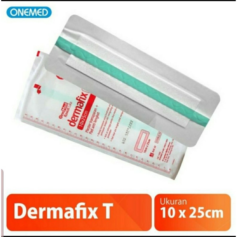 Jual Dermafix T 10x25 Onemed Satuan Plester Transparan Steril Kedap Air Shopee Indonesia