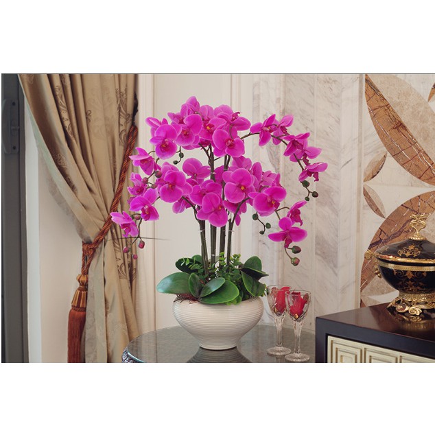 Jual Naindo Anggrek Rangkaian hiasan ruang tamu dan kantor-anggrek meja