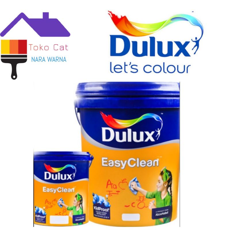 Jual Dulux Easy Clean Cat Tembok Anti Noda Interior White 1501 Kemasan 20liter Pail Shopee 1408