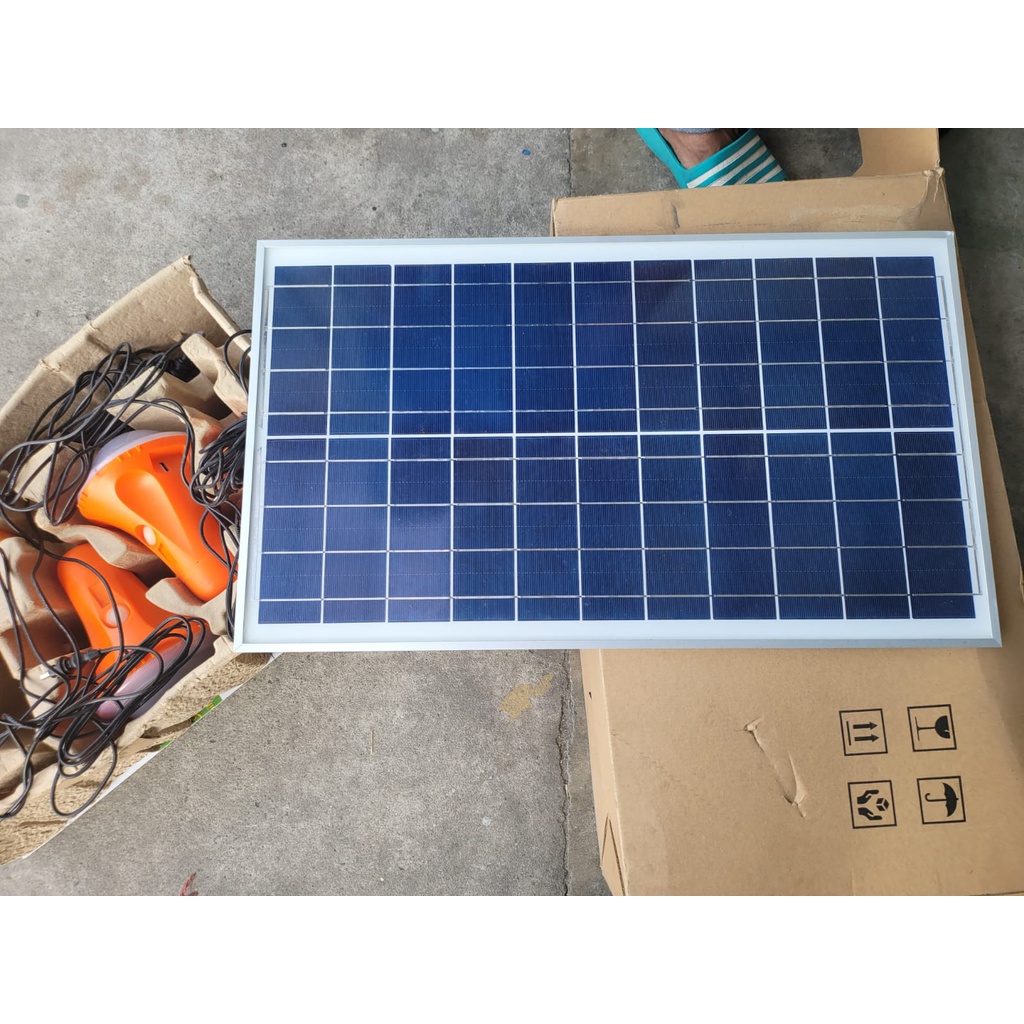 Jual Paket Lampu SEHEN Solar Modul 30 Wp 4 Lampu | Shopee Indonesia