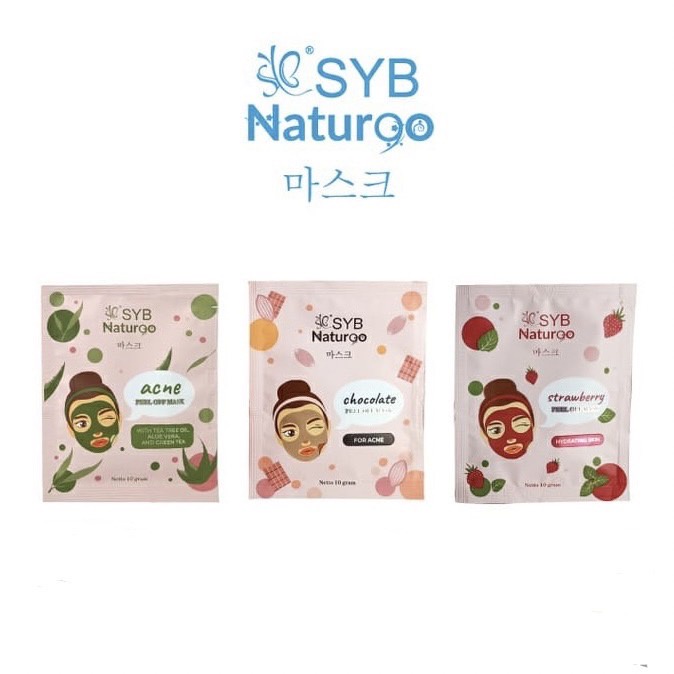 Jual Syb Naturgo Peel Off Mask New Sachet Shopee Indonesia