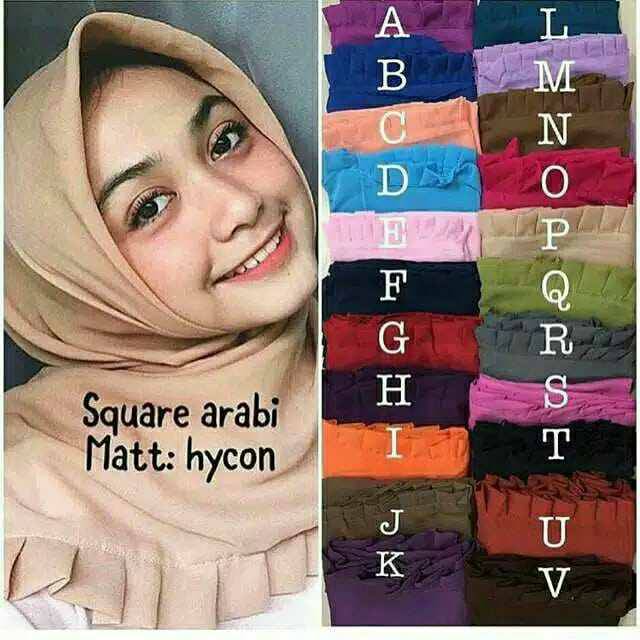 Jual BELLA SQUARE GERIGI ( Polly Cotton/Double Hycon ) | Shopee Indonesia