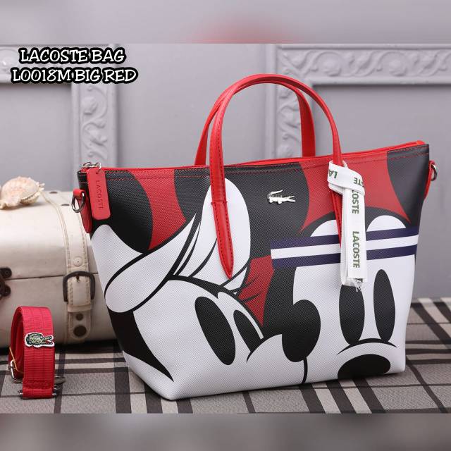 Lacoste mickey mouse on sale bag