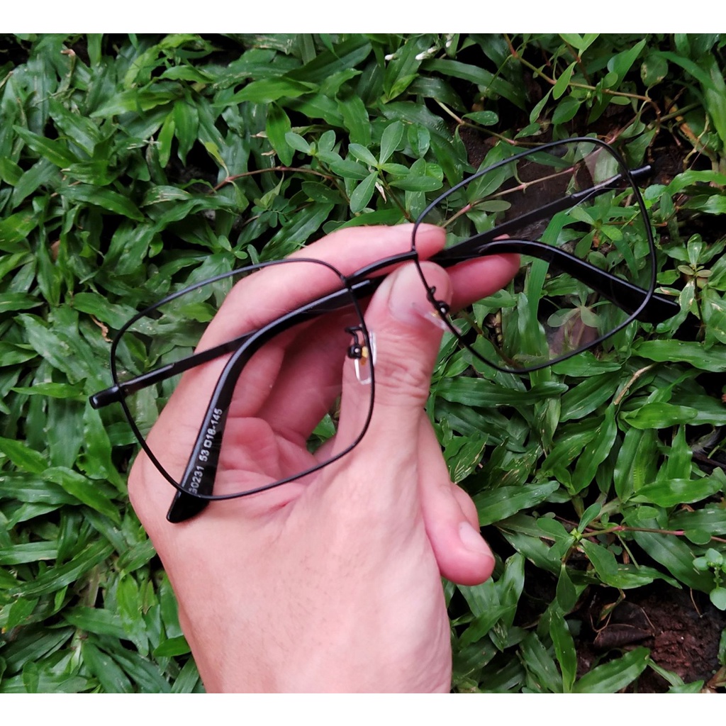 Jual RACOON EYEWEAR - Frame kacamata metal kotak | Shopee Indonesia