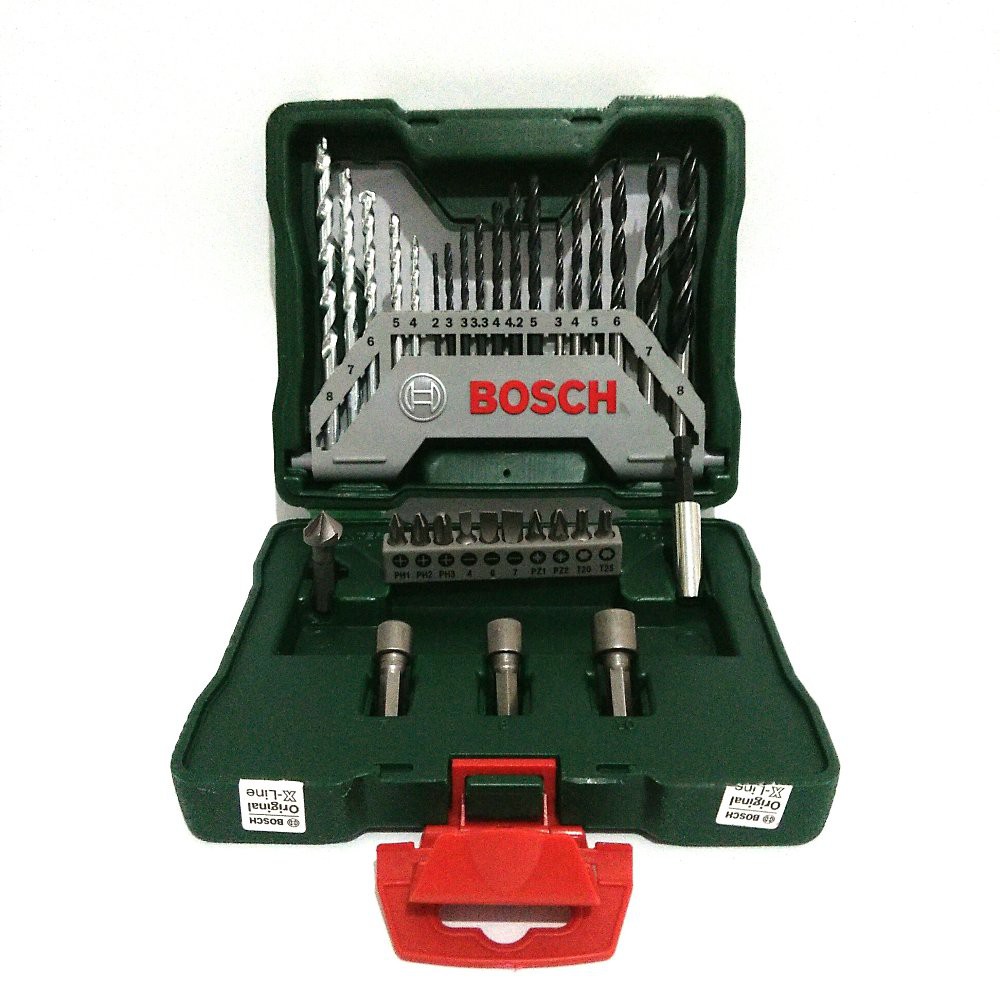 Jual Mata Bor Set X Line Bosch 33pcs Drill Bits And Screwdriver Bits