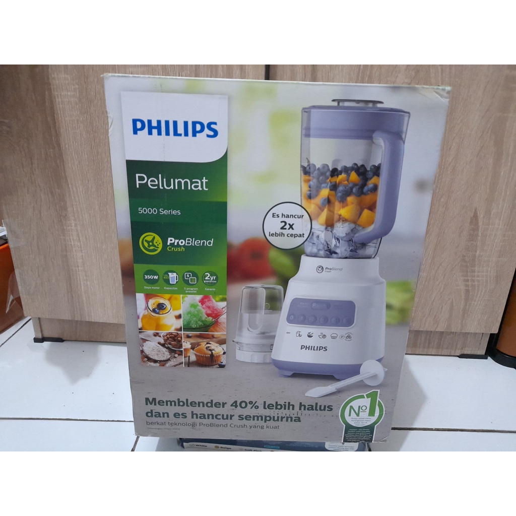 Jual BLENDER PHILIPS 2IN1 2LITER PHILIPS HR 2221 PRO BLEND CRUSH