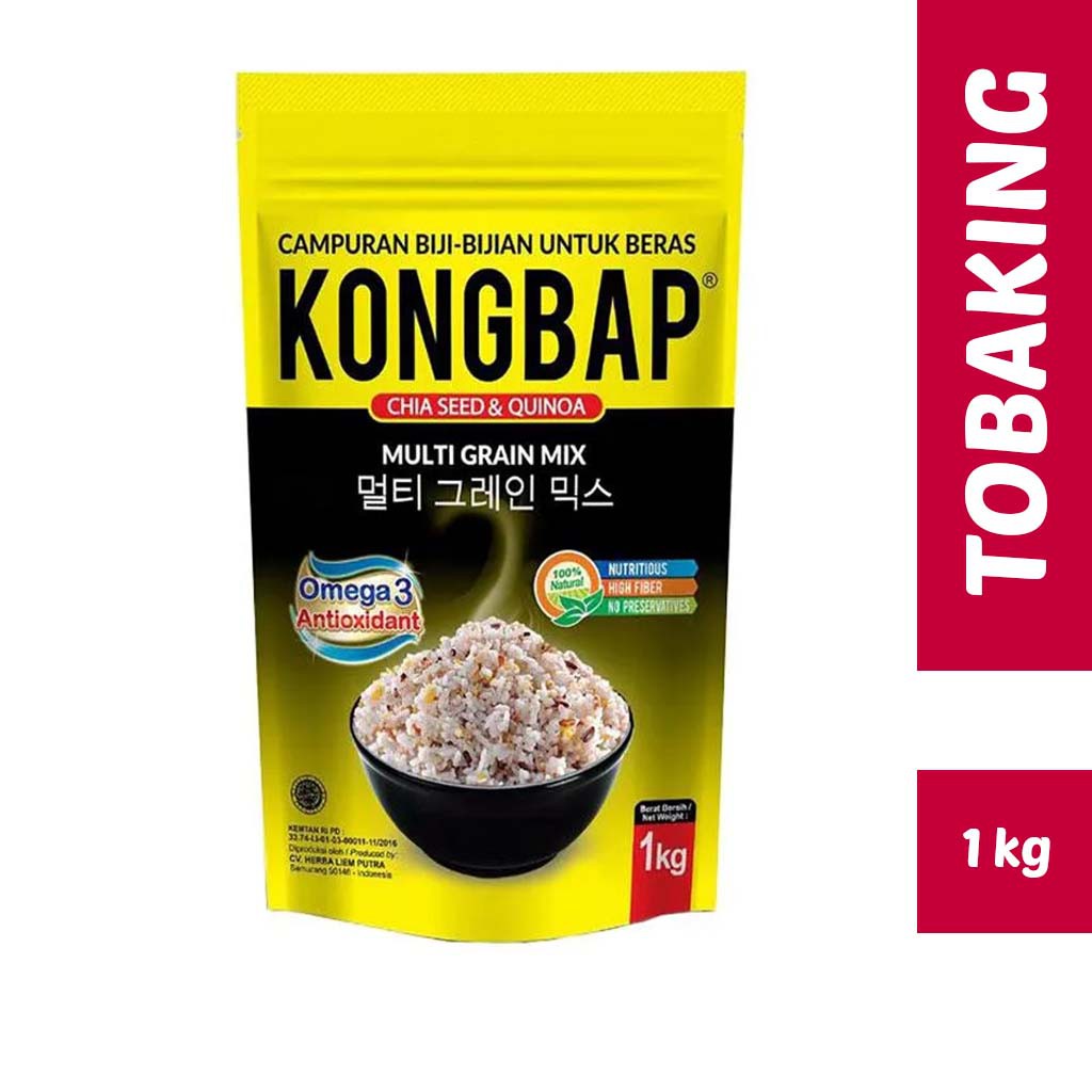 Jual Kongbap multi grain mix rice chia seed quinoa 1 kg | Shopee Indonesia