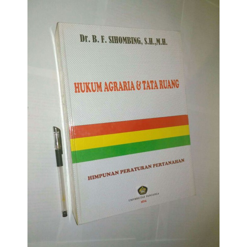 Jual Hukum Agraria Dan Tata Ruang: Himpunan Peraturan Pertanahan - B.F ...