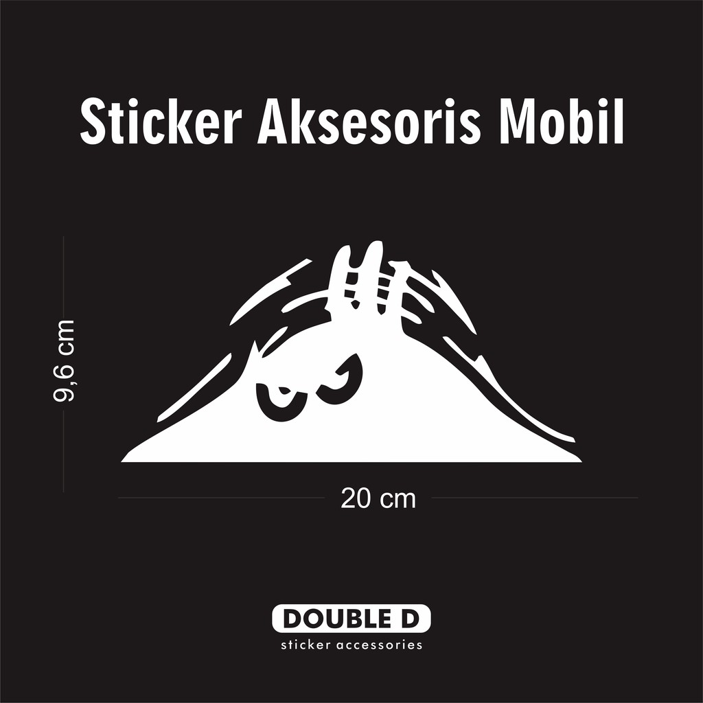 Jual Sticker Funny Peeking Monster For Car 20cm x 9,6cm | Shopee Indonesia