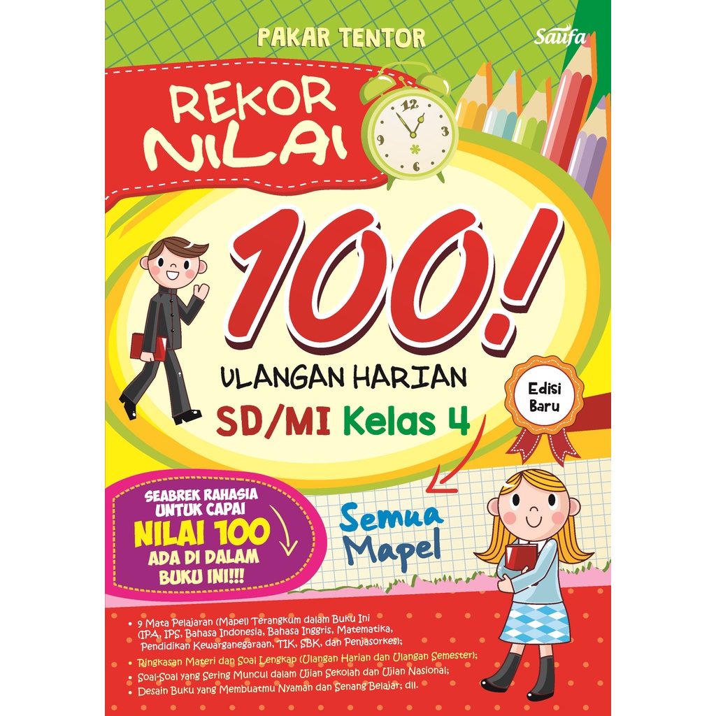 Jual Buku Rekor Nilai 100 Ulangan Harian Sd Mi Kelas 4 Semua Mapel