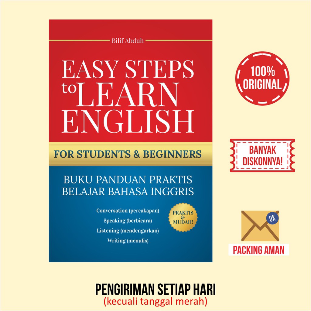 Jual Buku Belajar Bahasa Inggris Easy Steps to Learn English for ...