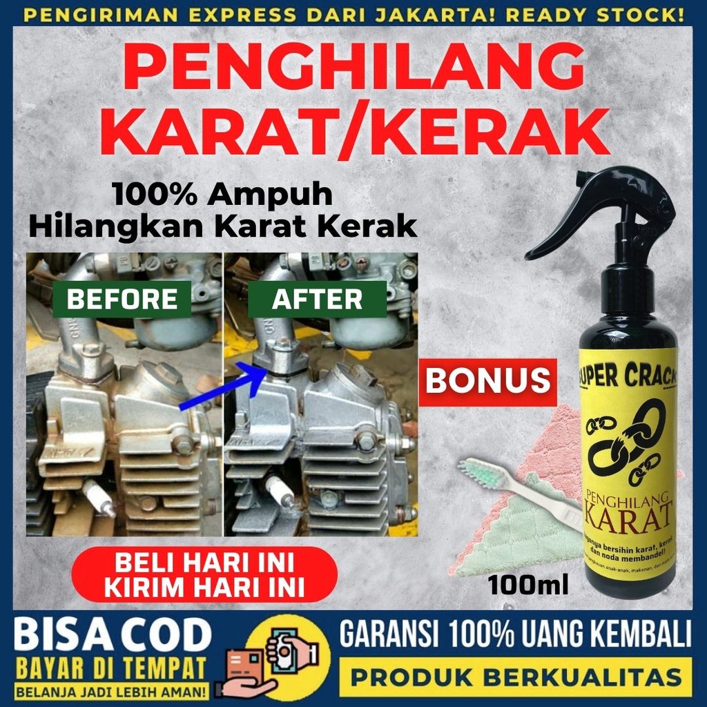 Jual CAIRAN PEMBERSIH KARAT KERAK MESIN 100ML MOTOR MOBIL CVT VLEG ...