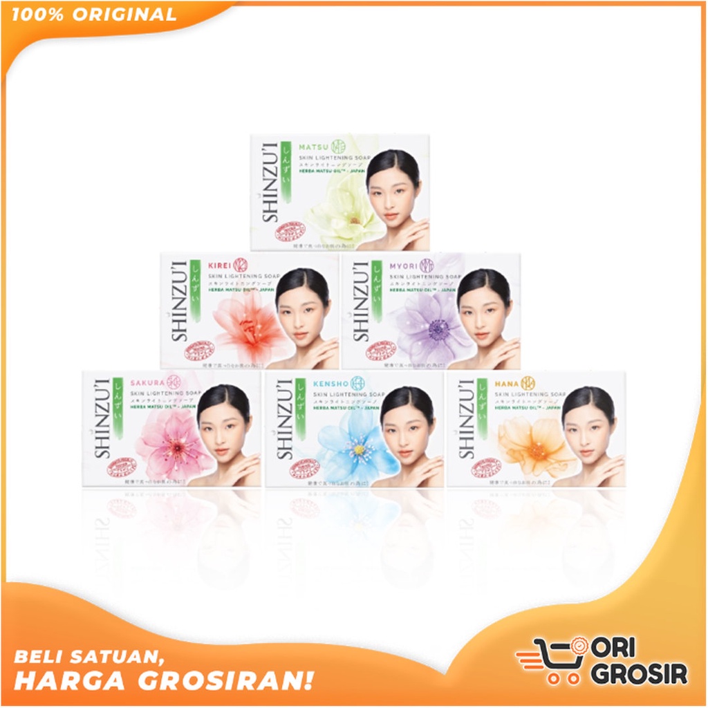 ORI Grosir Shinzu'i Skin Lightening Barsoap 80gr - Shinzui