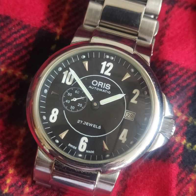 Jual Jam Tangan Oris Automatic Sub Second Mesin Japan Clone Mewah Shopee Indonesia