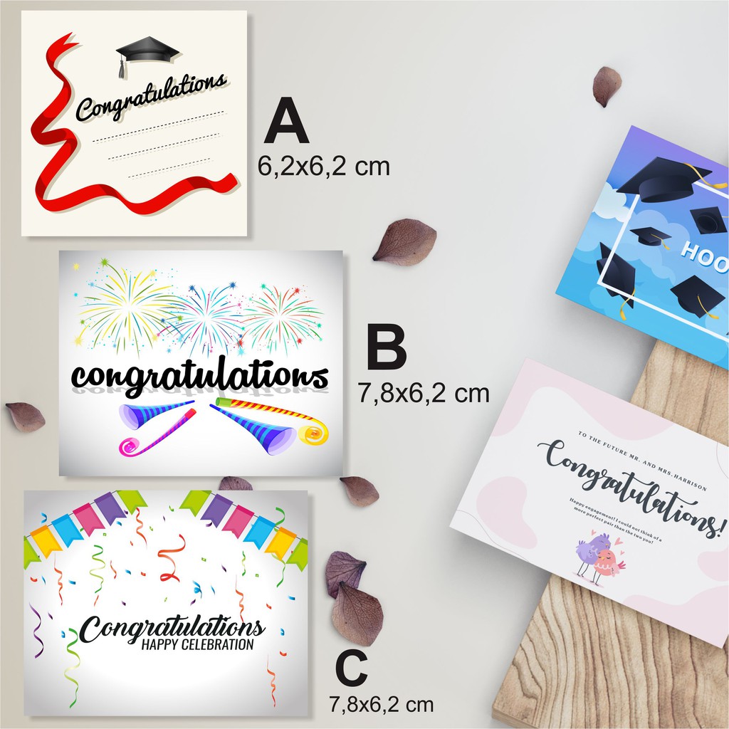 Jual Stiker Ucapan untuk Tema Congratulation dan Graduation | Shopee ...