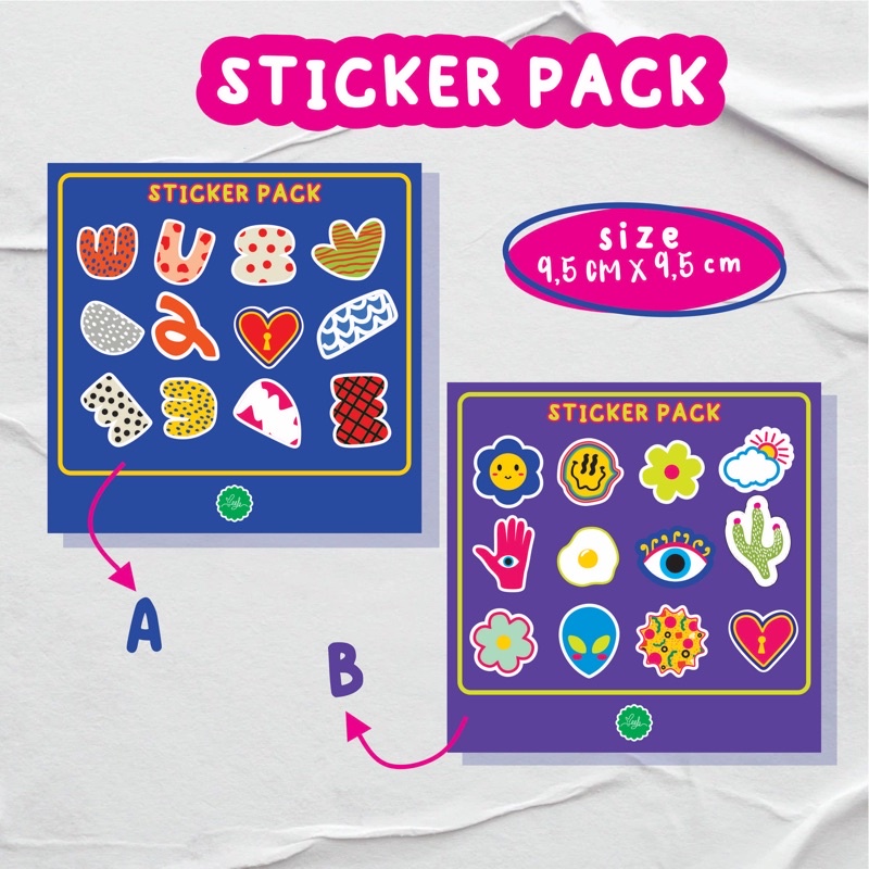 Jual Mini Sticker pack by Yeele | Shopee Indonesia
